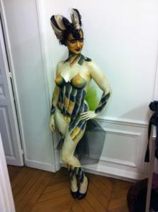 Maquillage Professionnel Body Painting femme python