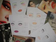 Face Chart Création Maquillage Personalisé