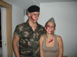 Maquillage Effets Spéciaux soldats