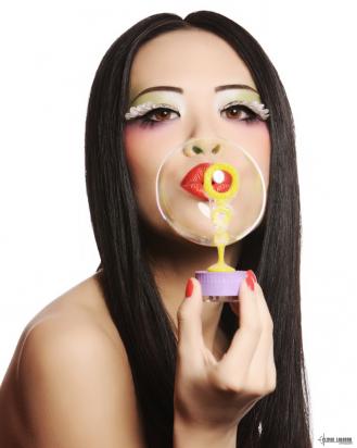 Maquillage professionnel mode artistique asiatique
